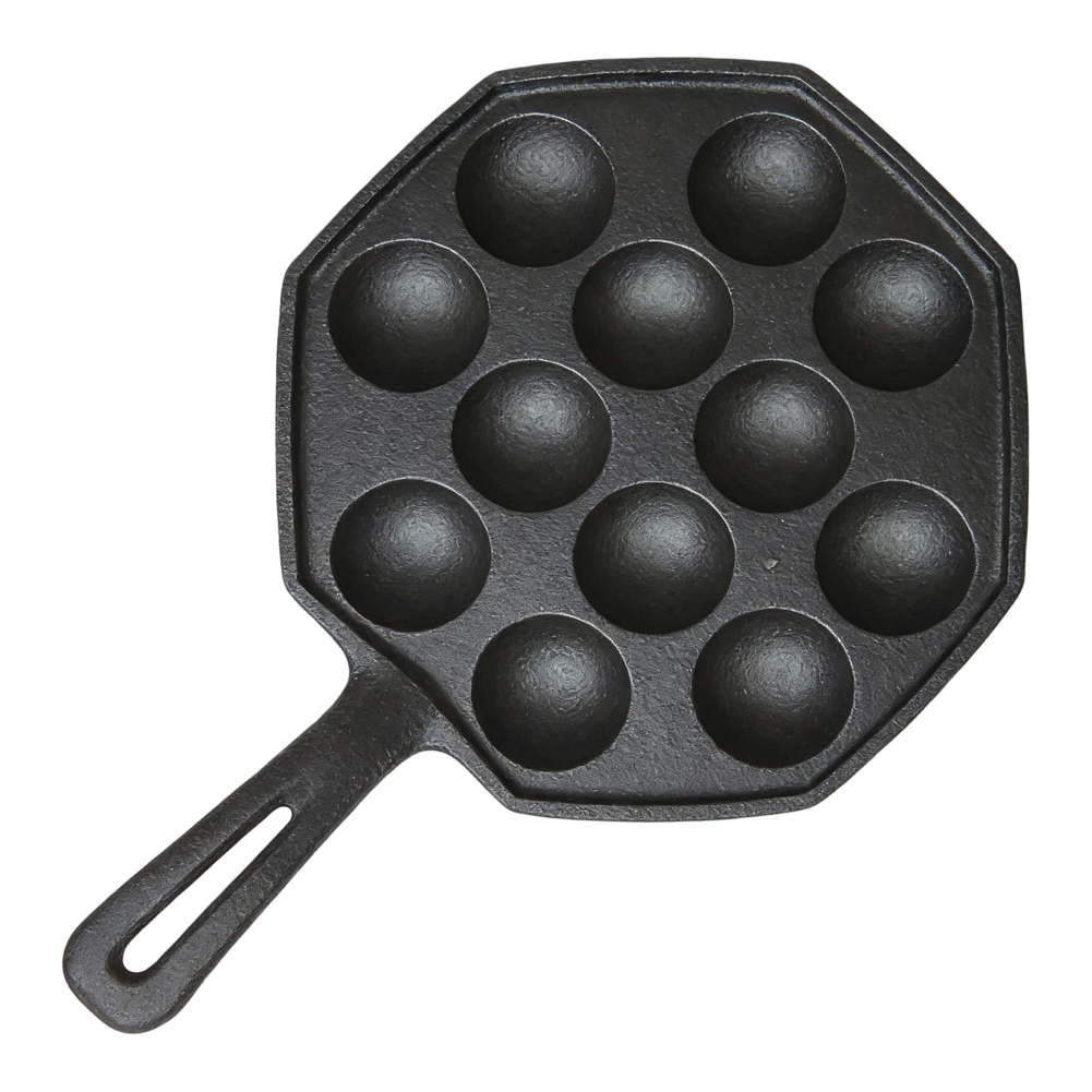 Baking Kitchen At Home - Pembuat Takoyaki Besi Cor 12 Lubang