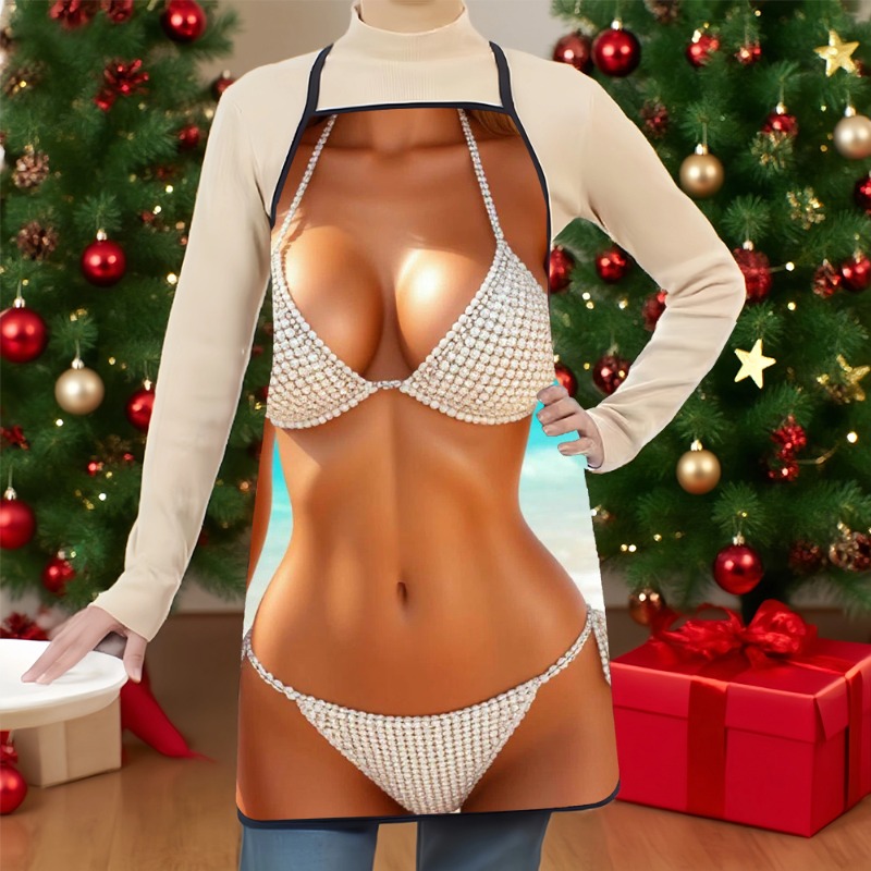 Baking Kitchen At Home - 1 buah Celemek Motif Bikini -