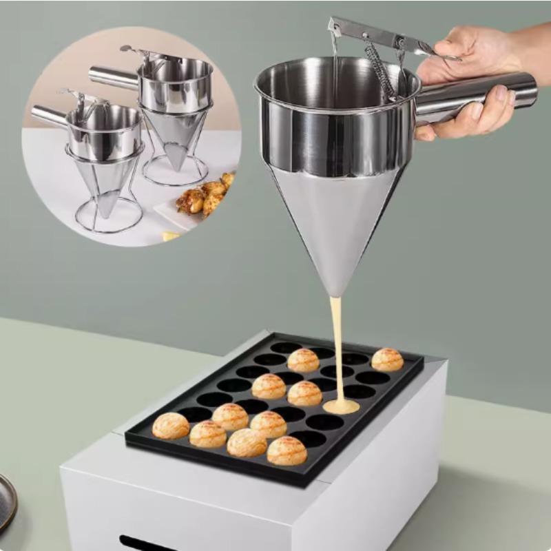 Kitchen Q - Dispenser Corong Cairan Stainless Steel 600/1200ML,
