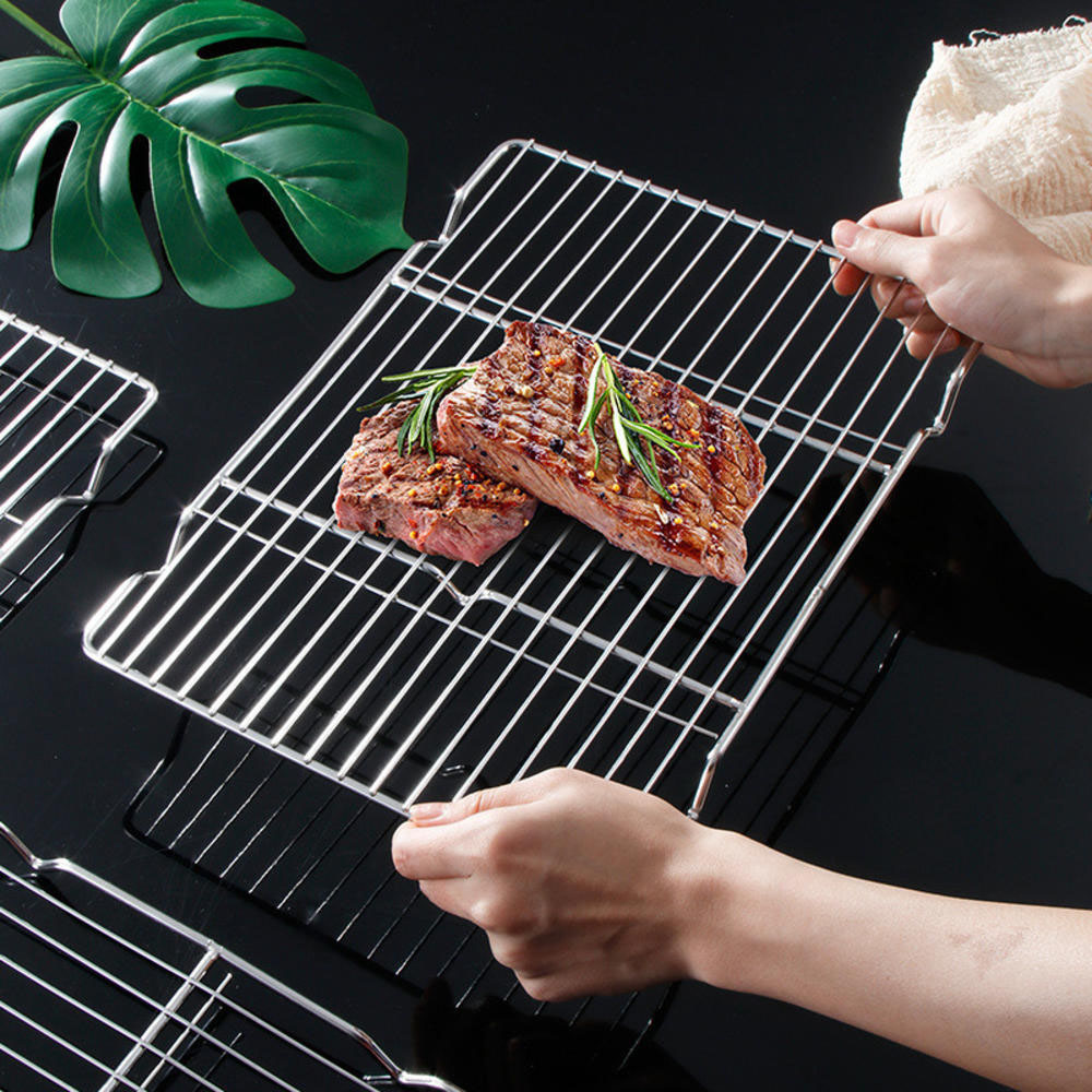 Kitchen Q - Stainless Steel Barbecue Mesh Mat Reusable