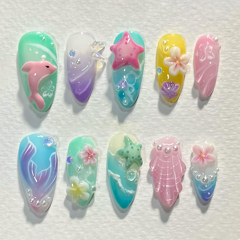 30 Buah Kuku Tekan Musim Panas - Decorating Tip Set ulasan dan harga