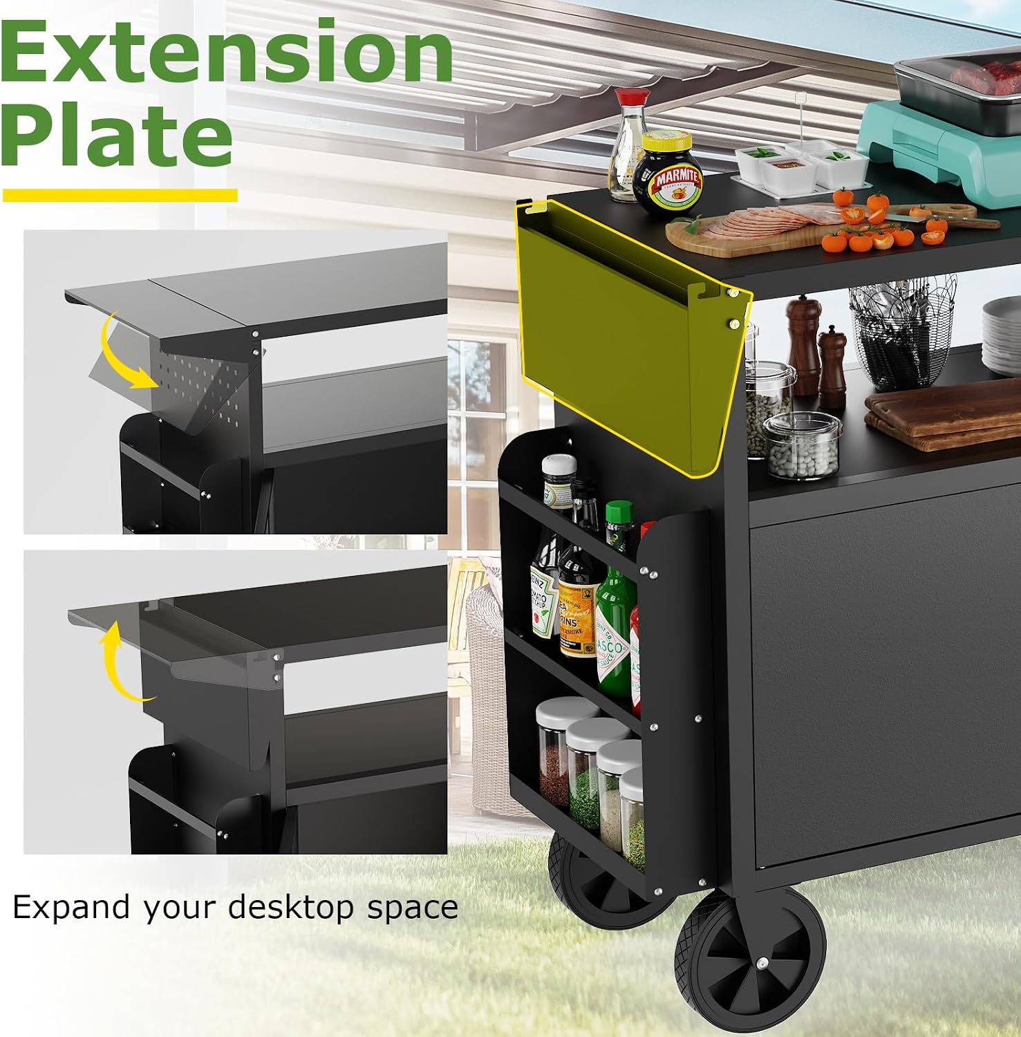 Meja Panggangan Luar Ruangan d - Kitchen Q ulasan dan harga