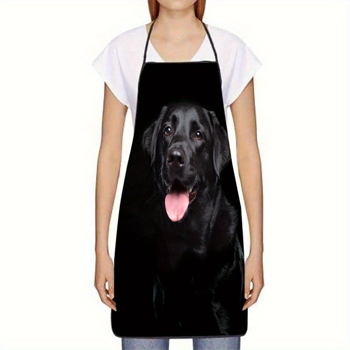 1 Celemek Motif Anjing Labrado - Kitchen Baking Cloth ulasan dan harga