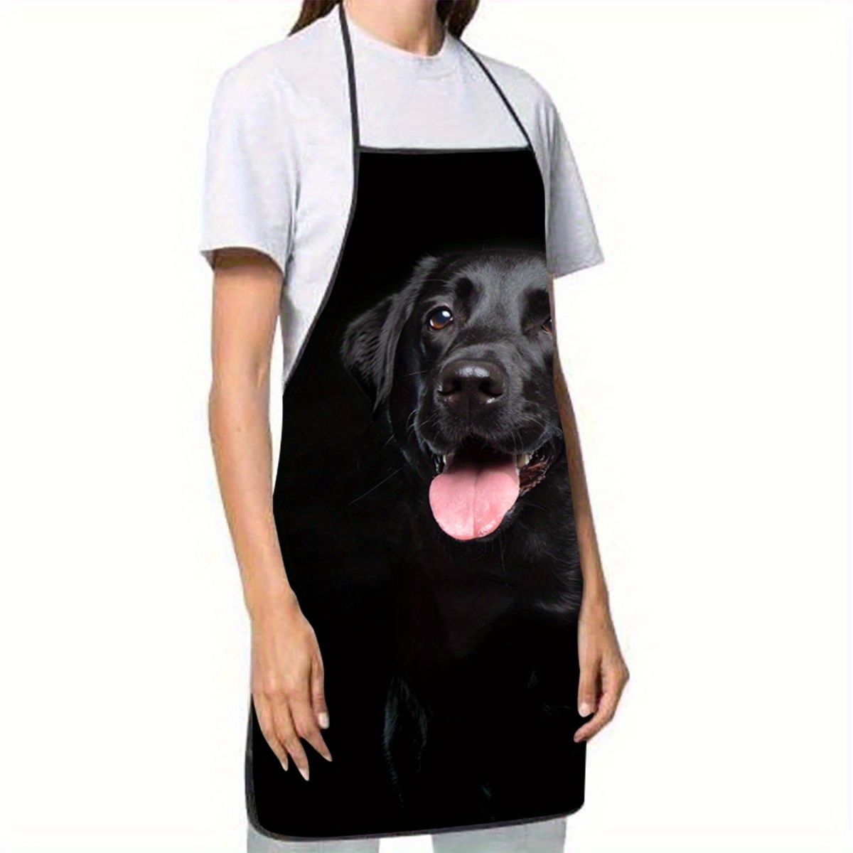 1 Celemek Motif Anjing Labrado - Kitchen Baking Cloth ulasan dan harga