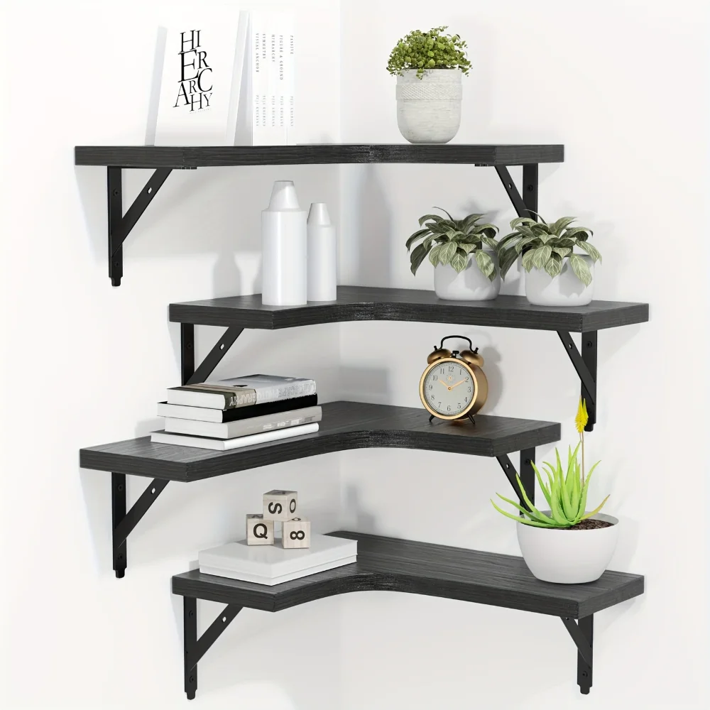 Rak Dinding Kayu Alami Motif S - Kitchen Q ulasan dan harga