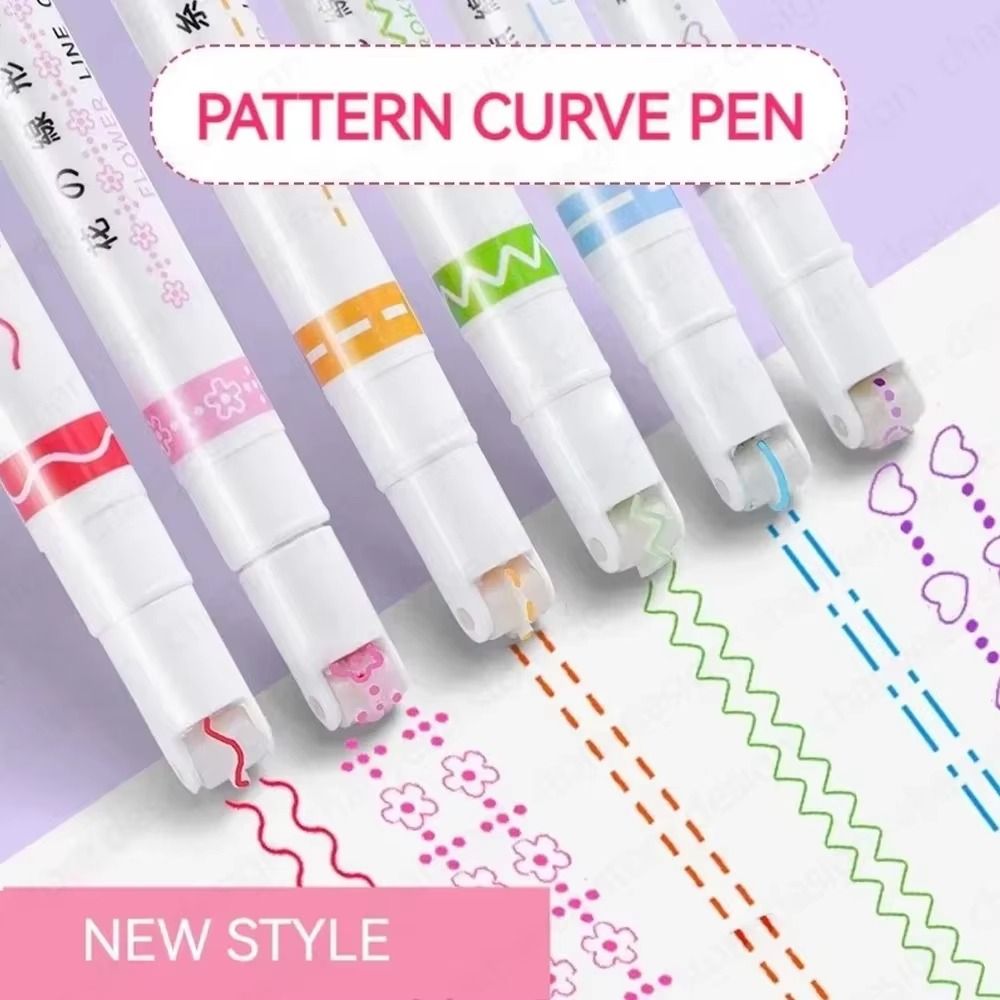 6Pcs/Set Pena Liner Berbentuk  - Decorating Tip Set ulasan dan harga