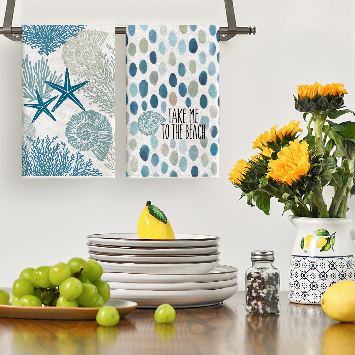 4 Buah, Handuk Dapur Musim Pan - Kitchen Baking Cloth ulasan dan harga