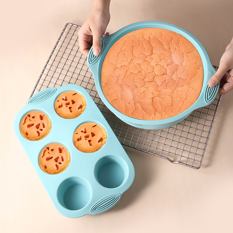 Cetakan memanggang kue silikon - Kitchen Baking Ware ulasan dan harga