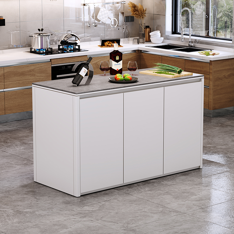Kabinet Pulau Dapur Lampu Indi - Kitchen Island Baking Table ulasan dan harga