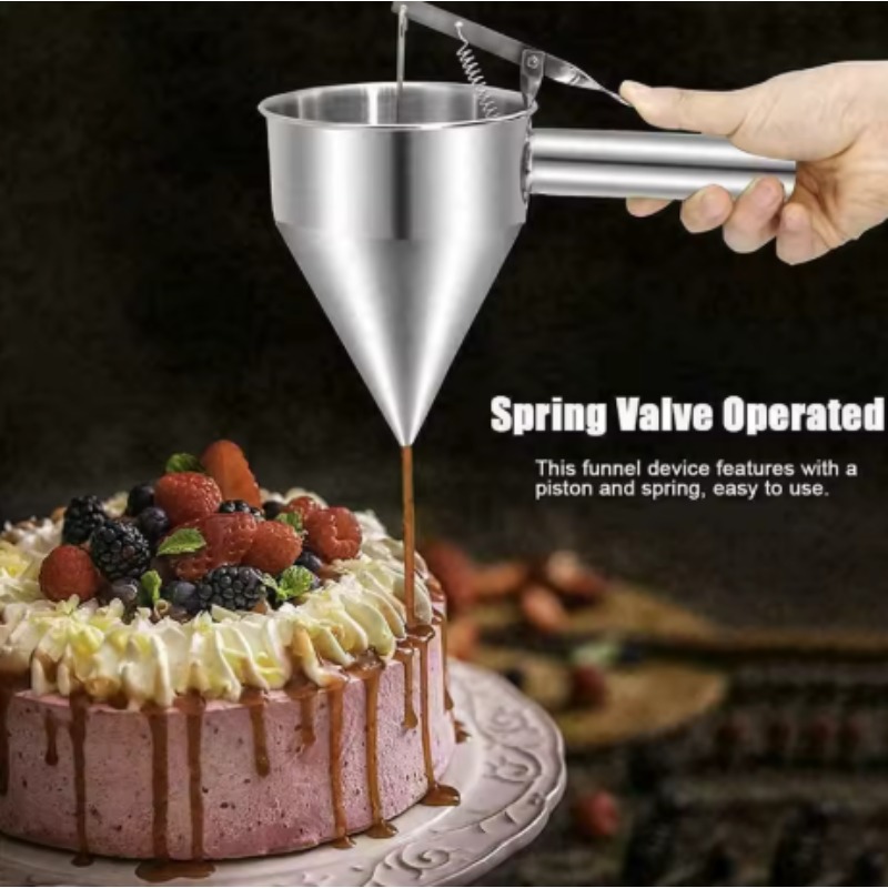 Dispenser Corong Cairan Stainl - Kitchen Q ulasan dan harga