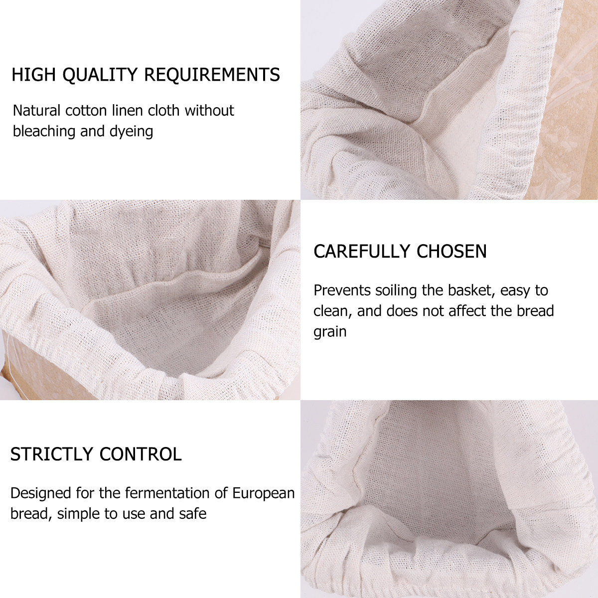 2 Buah Penutup Kain Keranjang  - Kitchen Baking Cloth ulasan dan harga