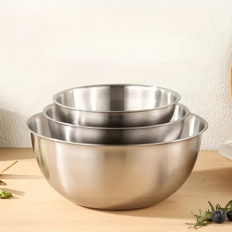 3 Buah Set Mangkuk Salad Baja  - Kitchen Baking Set ulasan dan harga