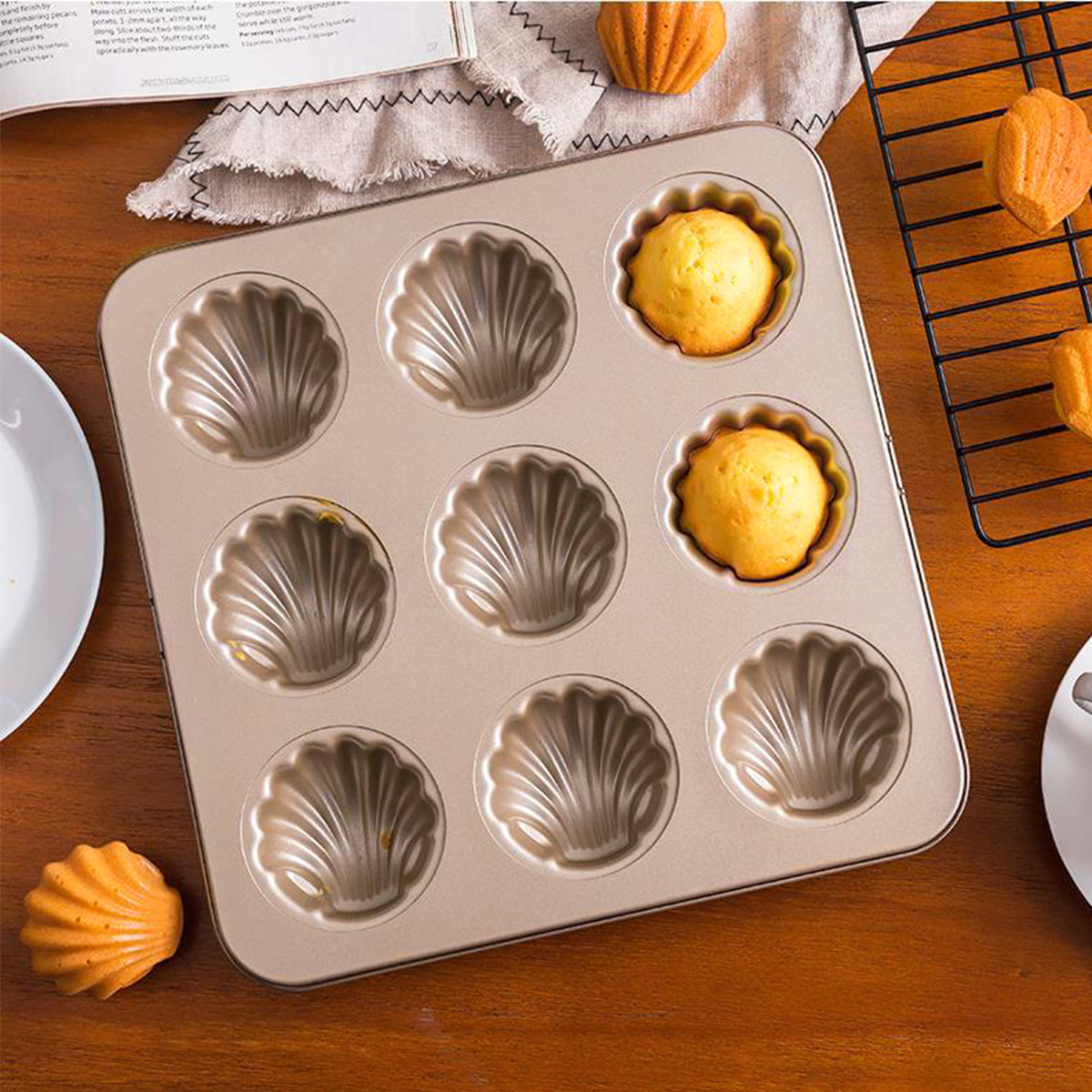Madeleine cetakan kue bentuk c - Kitchen Baking Ware ulasan dan harga