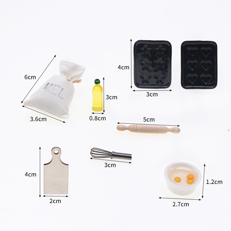 Peralatan Memasak Rumah Boneka - Kitchen Baking Ware ulasan dan harga