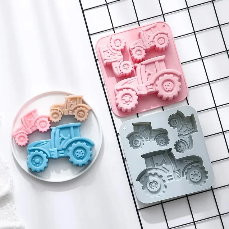 Cetakan Silikon Traktor 3 Rong - Kitchen Baking Ware ulasan dan harga
