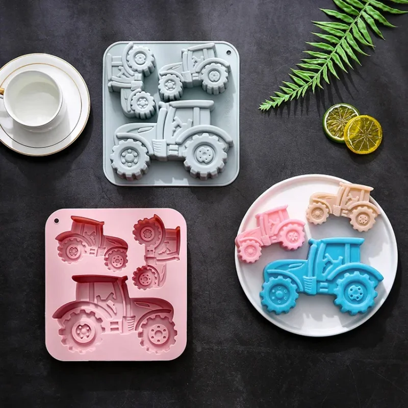 Cetakan Silikon Traktor 3 Rong - Kitchen Baking Ware ulasan dan harga