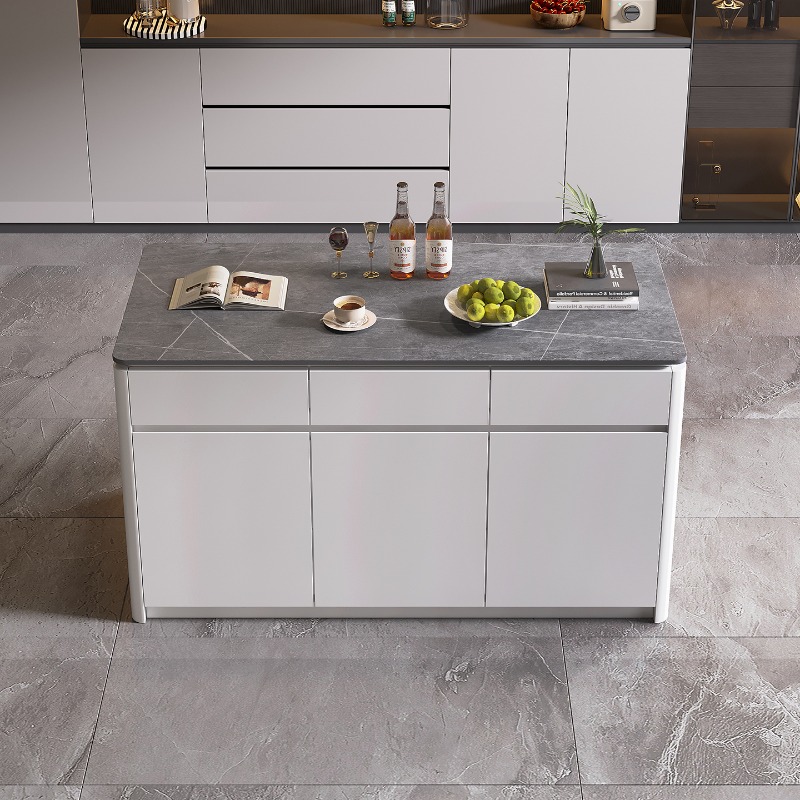 Kabinet Pulau Dapur Lampu Indi - Kitchen Island Baking Table ulasan dan harga